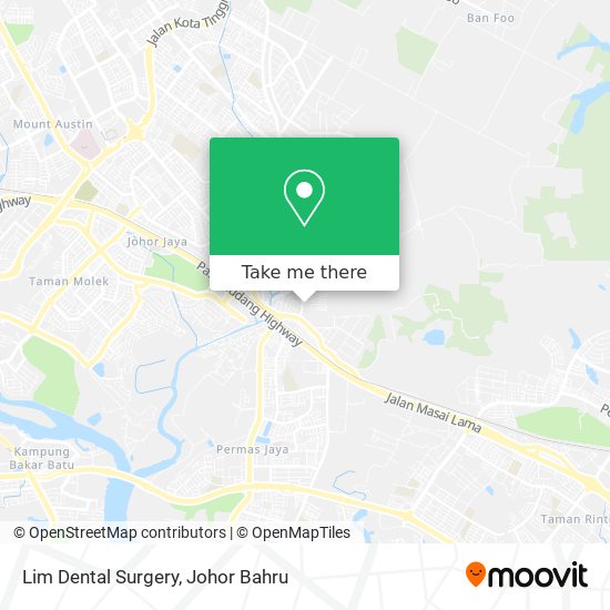 Lim Dental Surgery map