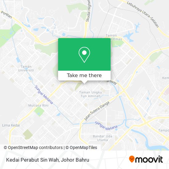 Kedai Perabut Sin Wah map