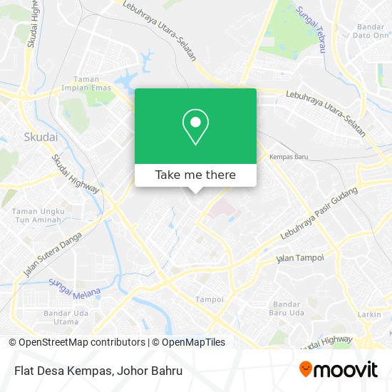 Flat Desa Kempas map