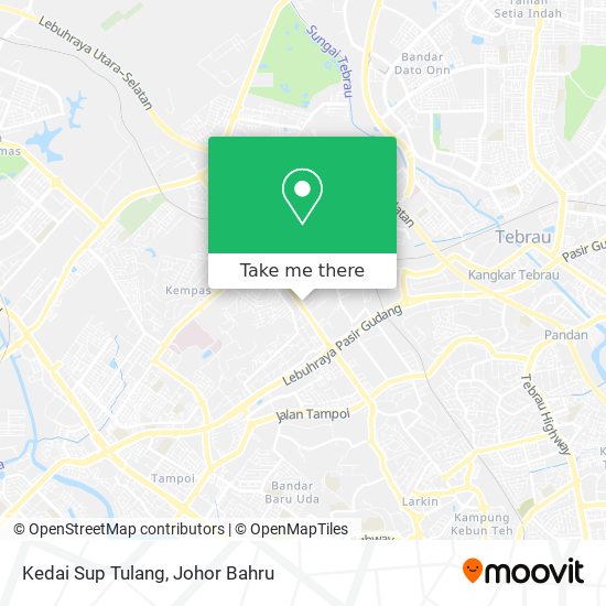 Kedai Sup Tulang map