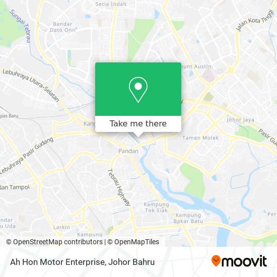 Ah Hon Motor Enterprise map