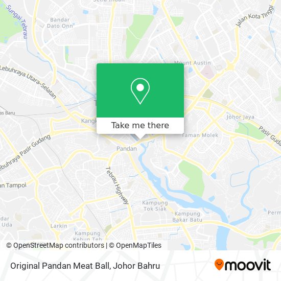 Original Pandan Meat Ball map