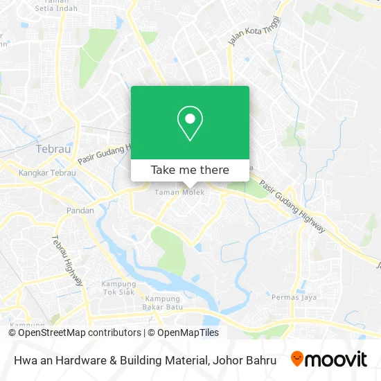 Hwa an Hardware & Building Material map
