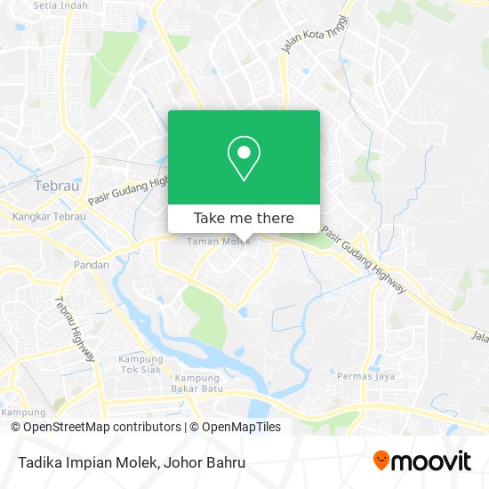 Tadika Impian Molek map