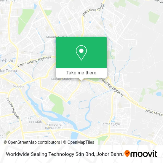 Worldwide Sealing Technology Sdn Bhd map