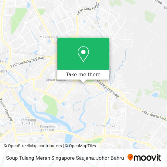 Soup Tulang Merah Singapore Saujana map