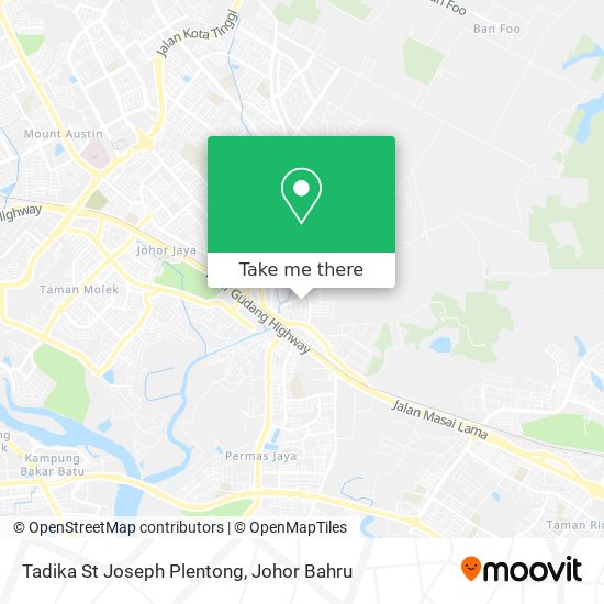 Tadika St Joseph Plentong map