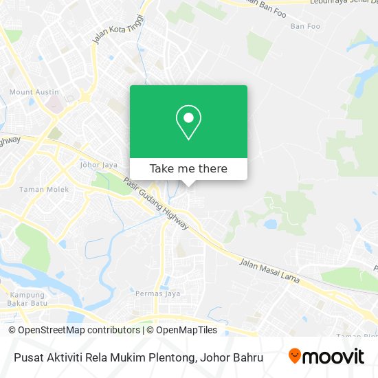 Pusat Aktiviti Rela Mukim Plentong map