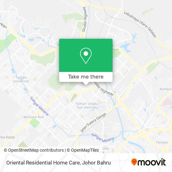 Oriental Residential Home Care map