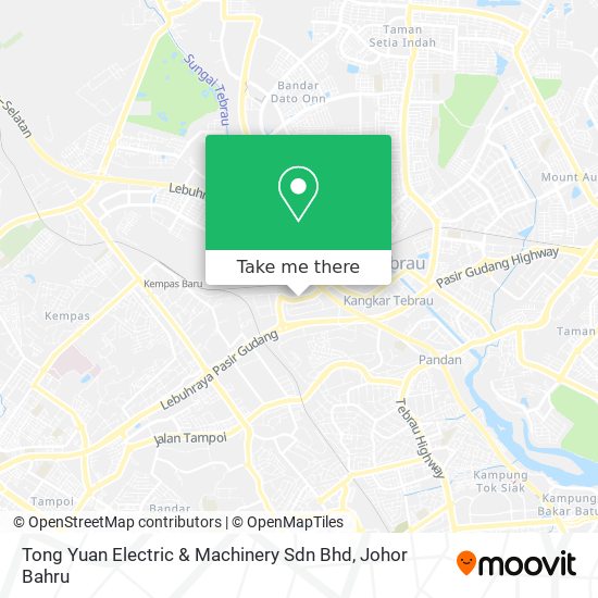 Tong Yuan Electric & Machinery Sdn Bhd map