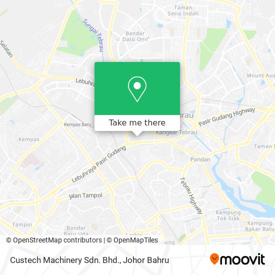 Custech Machinery Sdn. Bhd. map