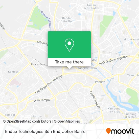 Endue Technologies Sdn Bhd map