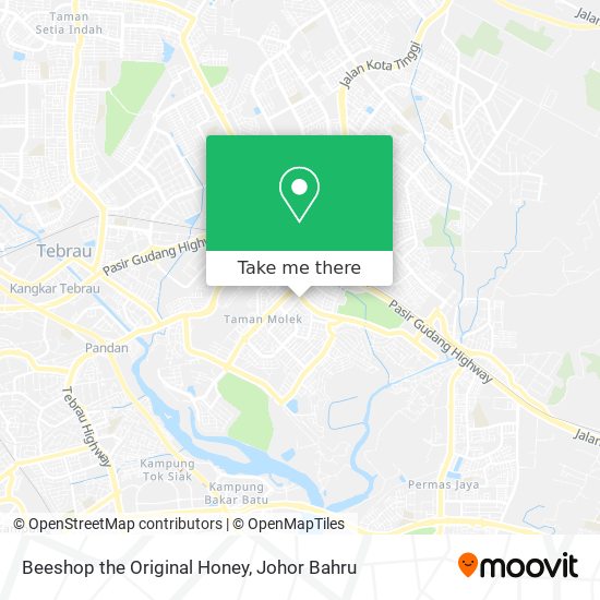 Beeshop the Original Honey map