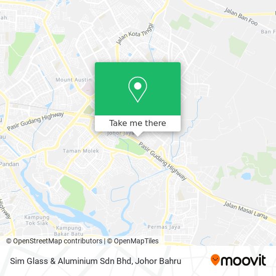 Sim Glass & Aluminium Sdn Bhd map