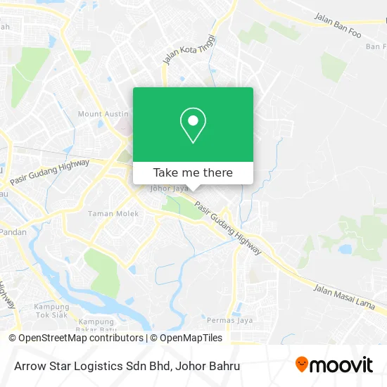 Arrow Star Logistics Sdn Bhd map