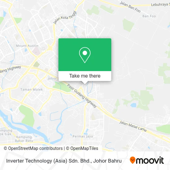 Inverter Technology (Asia) Sdn. Bhd. map