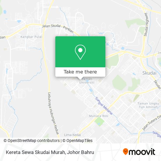 Kereta Sewa Skudai Murah map