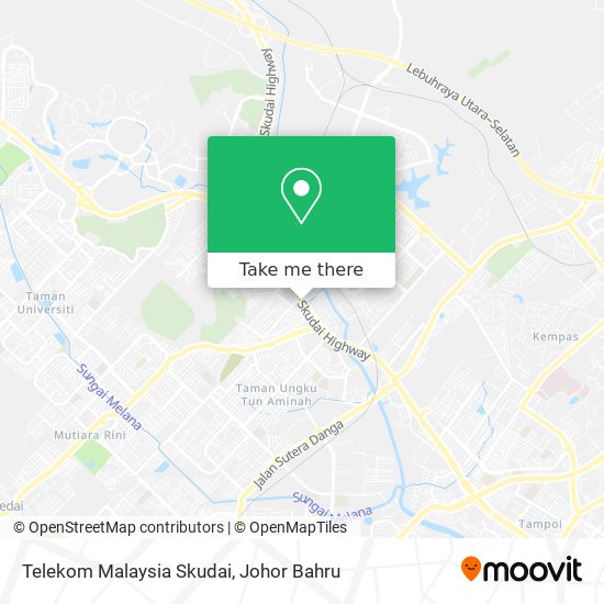 Telekom Malaysia Skudai map