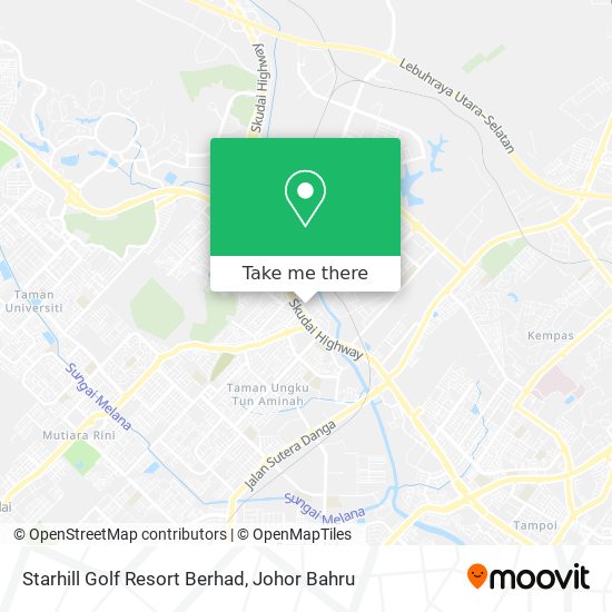 Starhill Golf Resort Berhad map