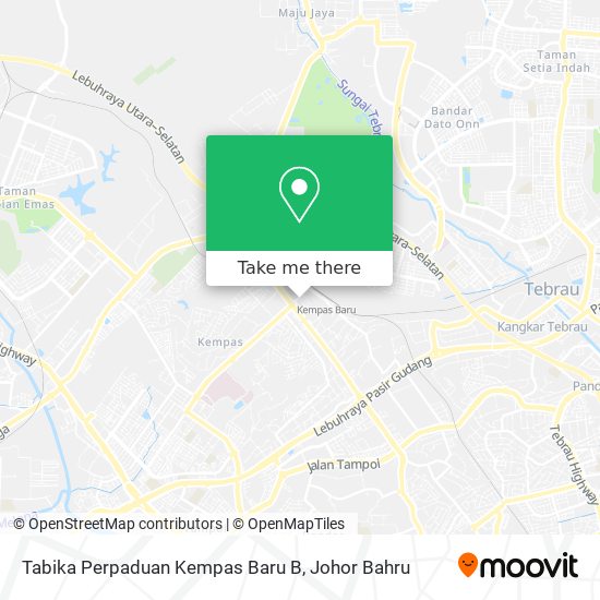 Tabika Perpaduan Kempas Baru B map
