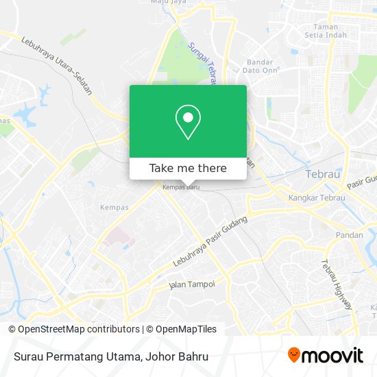 Surau Permatang Utama map