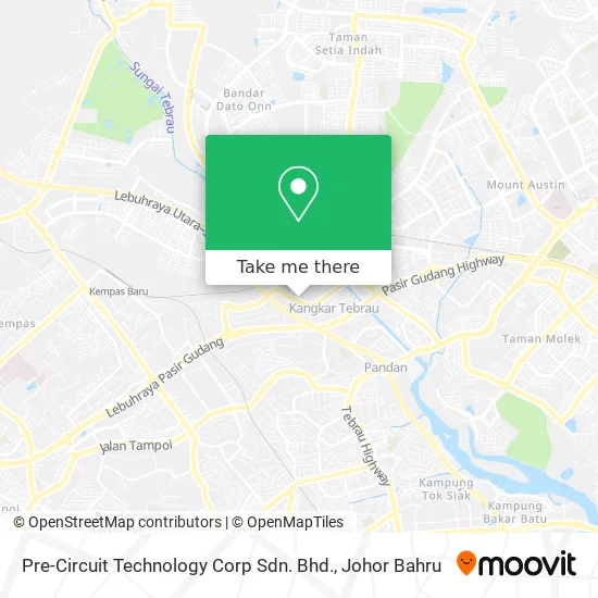 Pre-Circuit Technology Corp Sdn. Bhd. map