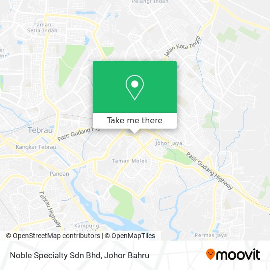 Noble Specialty Sdn Bhd map