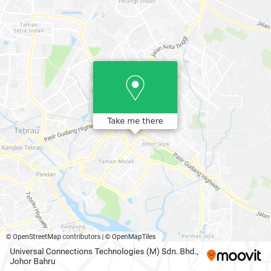Universal Connections Technologies (M) Sdn. Bhd. map