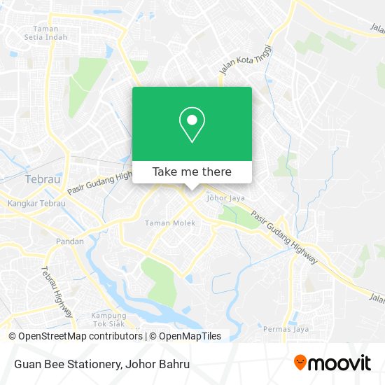 Guan Bee Stationery map