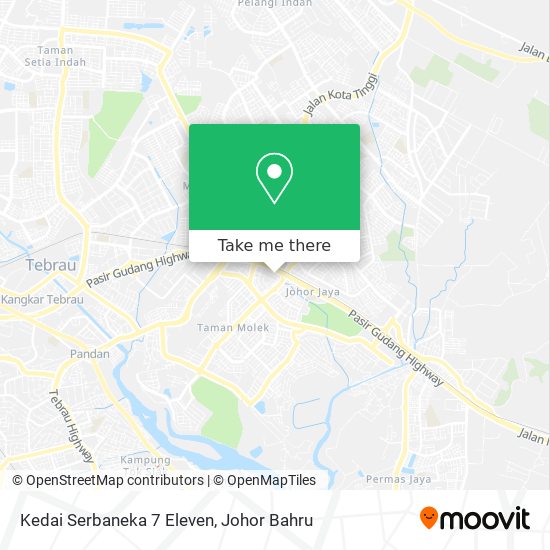 Kedai Serbaneka 7 Eleven map