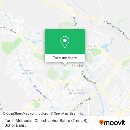 Tamil Methodist Church Johor Bahru (Tmc JB) map