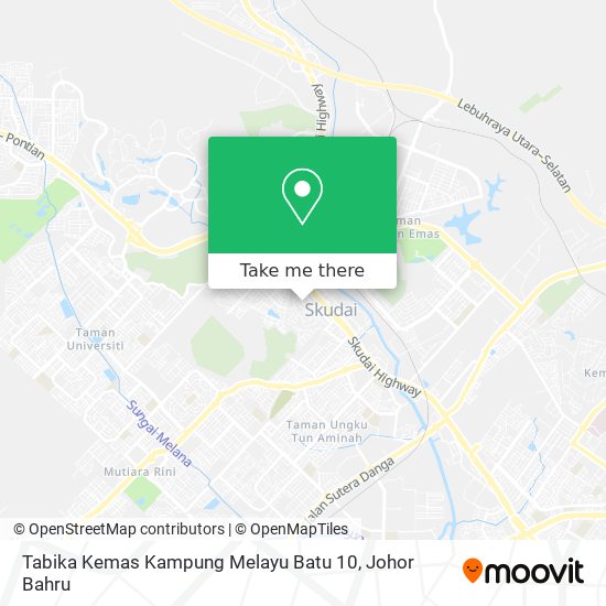 Tabika Kemas Kampung Melayu Batu 10 map