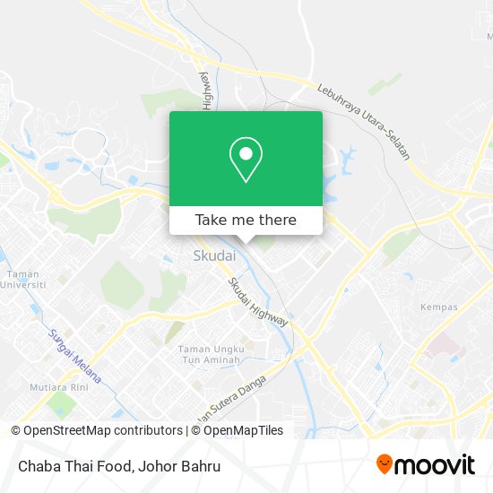 Chaba Thai Food map