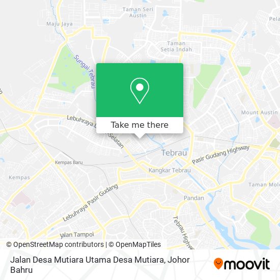 Jalan Desa Mutiara Utama Desa Mutiara map