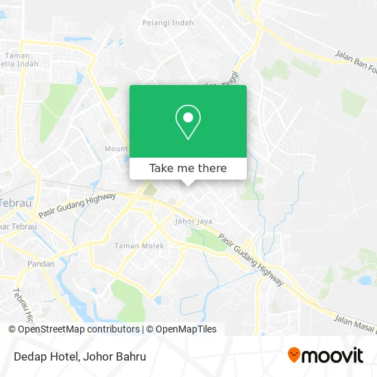 Dedap Hotel map