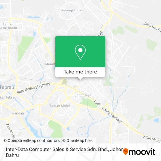 Inter-Data Computer Sales & Service Sdn. Bhd. map