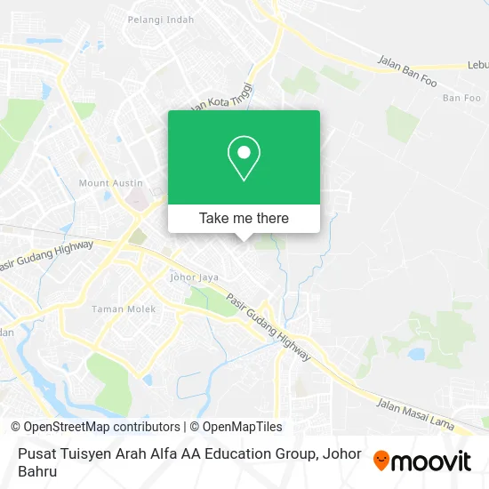 Pusat Tuisyen Arah Alfa AA Education Group map