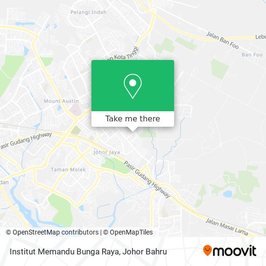 Institut Memandu Bunga Raya map