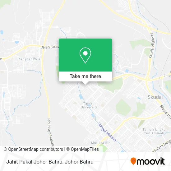 Jahit Pukal Johor Bahru map