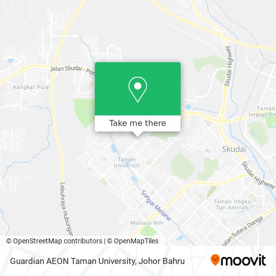 Guardian AEON Taman University map