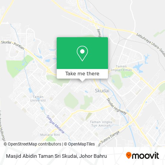 Masjid Abidin Taman Sri Skudai map