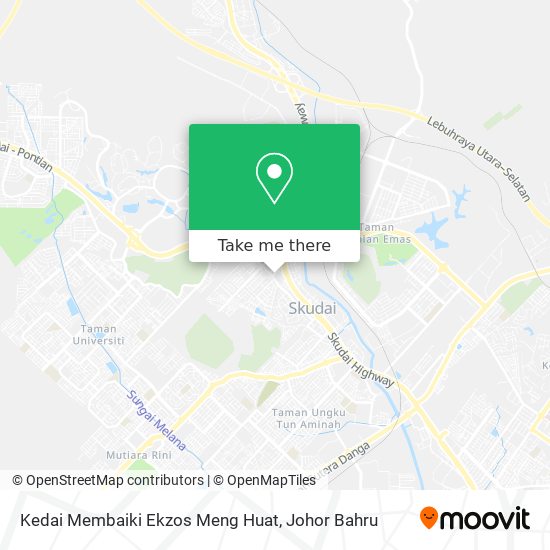 Kedai Membaiki Ekzos Meng Huat map