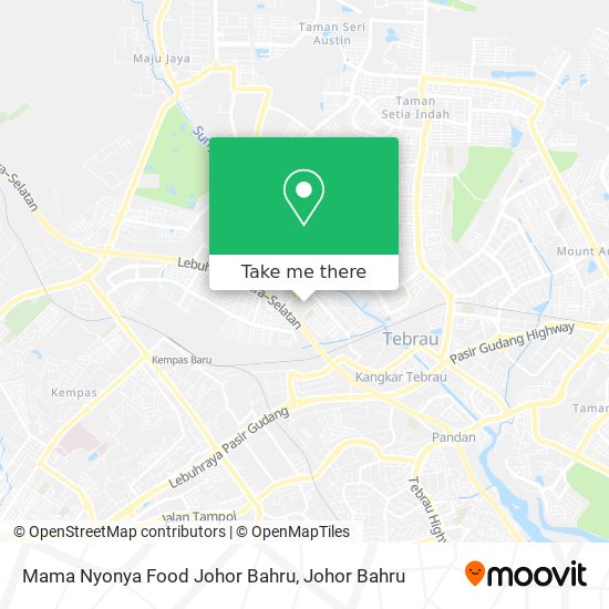 Mama Nyonya Food Johor Bahru map