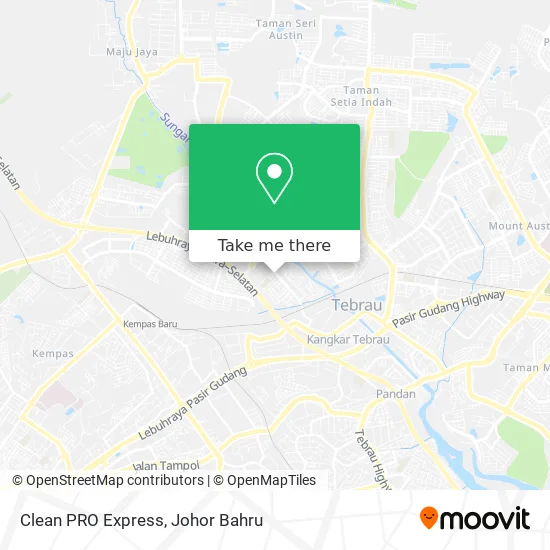 Clean PRO Express map