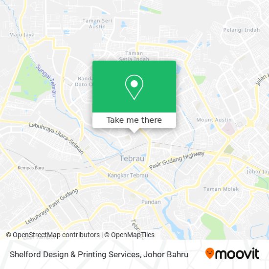 Shelford Design & Printing Services map