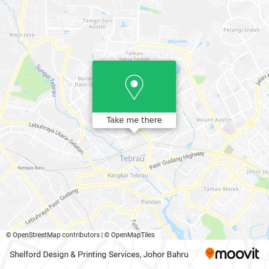 Shelford Design & Printing Services map