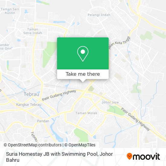 Suria Homestay JB with Swimming Pool map