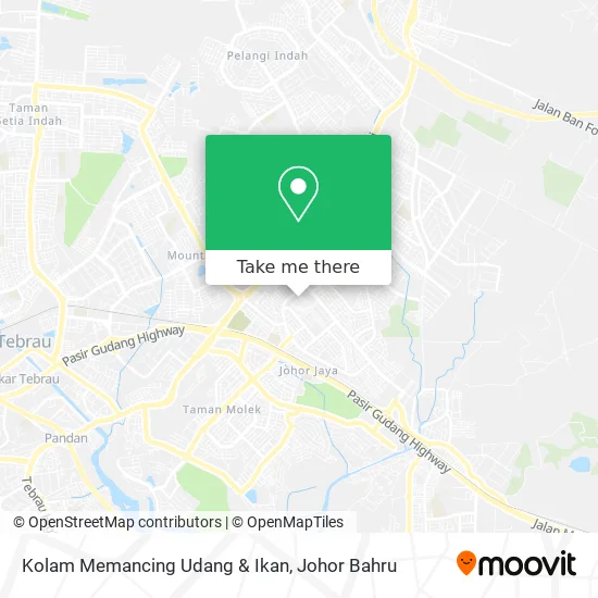 Kolam Memancing Udang & Ikan map