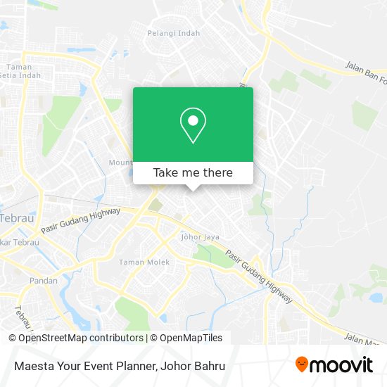 Maesta Your Event Planner map