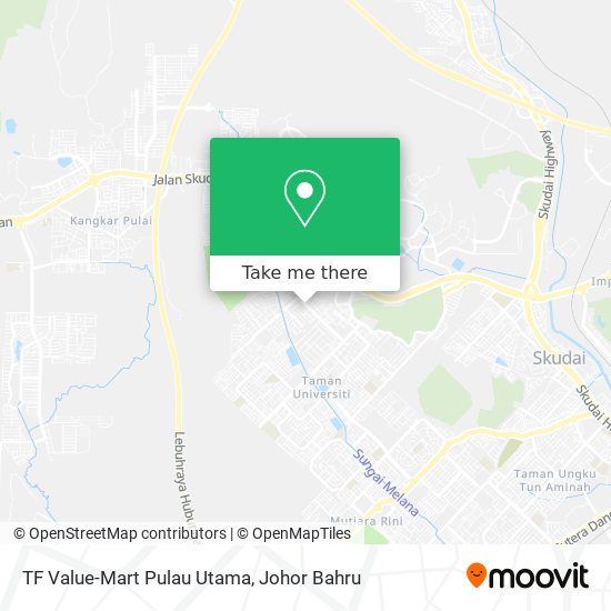 TF Value-Mart Pulau Utama map